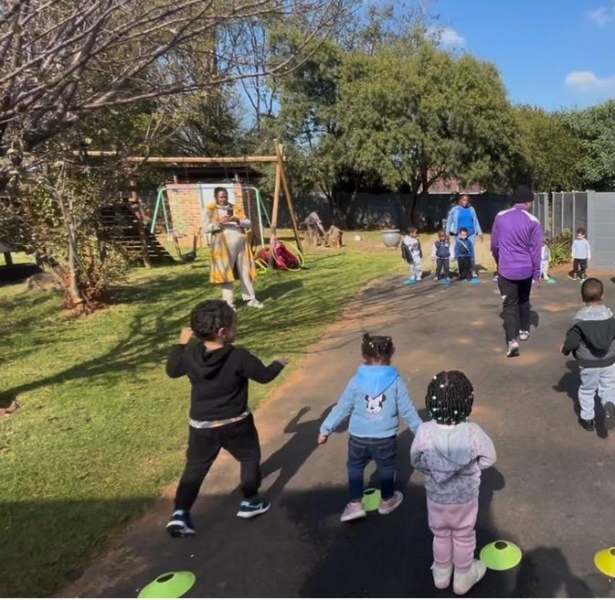 Play-For-All learners taking part in a school activity